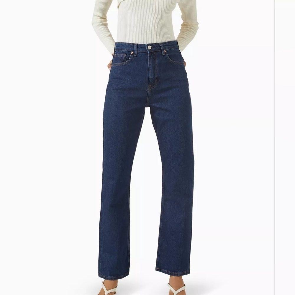Reformation Jax Stretch High Rise Straight Denim Jeans Size 26